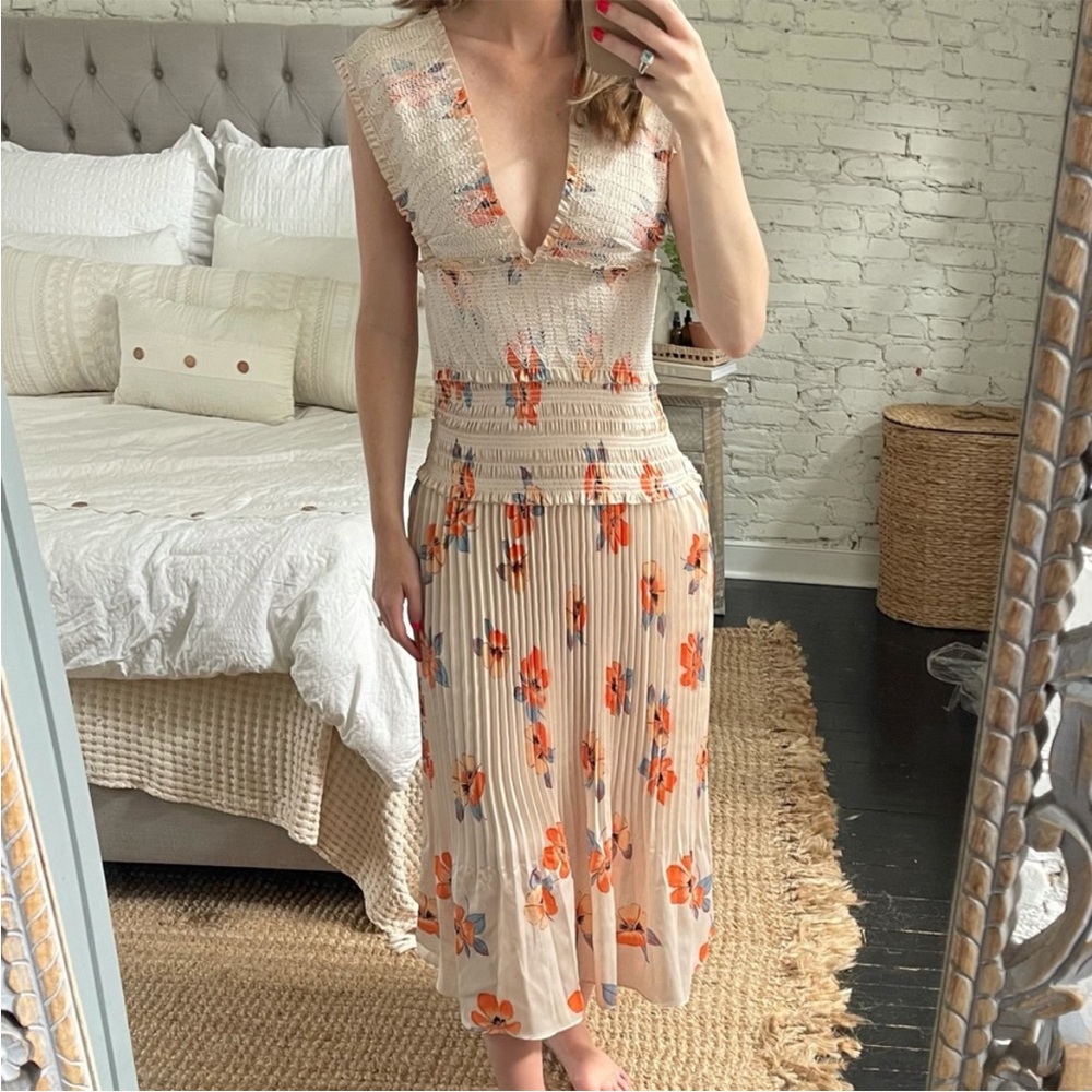 Nicholas Floral Satin Dress